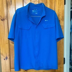 Silver bait fishing shirt.